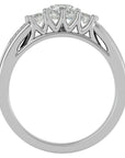 Inel Nuit Étoilée din Aur 14k cu Diamante Create în Laborator de 1.13 ct din 14k Aur Alb - Castelo.ro