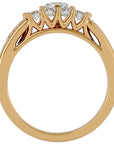 Inel De Logodnă Rêve Doré din Aur 14k cu Diamante Naturale de 1.13 ct din 14k Aur Galben - Castelo.ro