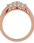 Inel Nuit Étoilée cu Diamante Create în Laborator de 1.13 ct din 18k Aur Roz - Castelo.ro