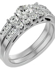Inel De Logodnă Rêve Doré cu Moissanite de 1.13 ct din Platina - Castelo.ro