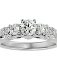 Inel De Logodnă Écho du Temps din Aur 14k cu Diamante Create în Laborator de 1.17 ct din 14k Aur Alb - Castelo.ro