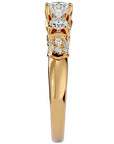 Inel De Logodnă Écho du Temps cu Moissanite de 1.17 ct din 18k Aur Galben - Castelo.ro
