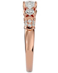 Inel De Logodnă Écho du Temps cu Moissanite de 1.17 ct din 18k Aur Roz - Castelo.ro