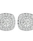 Cercei Din Diamant Cu Tăietură In Formă De Pernă, 2.06 ct din - Castelo.ro