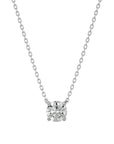 Lanț cu Pandantiv Solitaire Rotund din Moissanite de 1.03 ct din - Castelo.ro