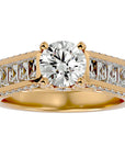 Inel De Logodnă Sentier Lumineux din Aur 14k cu Diamante Create în Laborator de 1.95 ct din 14k Aur Galben - Castelo.ro