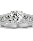 Inel De Logodnă Sentier Lumineux din Aur 14k cu Diamante Create în Laborator de 1.95 ct din 14k Aur Alb - Castelo.ro