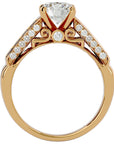 Inel De Logodnă Sentier Lumineux cu Diamante Naturale de 1.95 ct din 18k Aur Galben - Castelo.ro