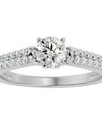 Inel De Logodnă Caresse de Mer cu Diamante Naturale de 0.69 ct din Platina - Castelo.ro