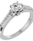 Inel De Logodnă Caresse de Mer cu Diamante Naturale de 0.69 ct din Platina - Castelo.ro
