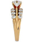 Inel De Logodnă Fleur Sauvage cu Diamante Naturale de 2.02 ct din 18k Aur Galben - Castelo.ro