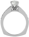 Inel De Logodnă Torrent de Vie cu Moissanite de 2.03 ct din Platina - Castelo.ro