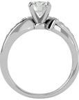 Inel De Logodnă Mirage de Lune cu Diamante Create în Laborator de 1.09 ct din Platina - Castelo.ro