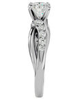 Inel De Logodnă Mirage de Lune cu Diamante Create în Laborator de 1.09 ct din Platina - Castelo.ro