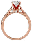 Inel De Logodnă Étincelle Divine din Aur 14k cu Diamante Create în Laborator de 1.41 ct din 14k Aur Roz - Castelo.ro
