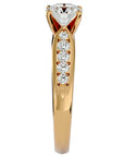 Inel De Logodnă Étincelle Divine din Aur 14k cu Diamante Create în Laborator de 1.41 ct din 14k Aur Galben - Castelo.ro