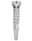 Inel De Logodnă Étincelle Divine cu Moissanite de 1.41 ct din Platina - Castelo.ro