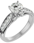 Inel De Logodnă Étincelle Divine cu Moissanite de 1.41 ct din Platina - Castelo.ro