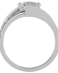 Inel De Logodnă Fantaisie Baroque cu Moissanite de 0.77 ct din Platina - Castelo.ro