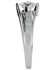 Inel De Logodnă Fantaisie Baroque cu Moissanite de 0.77 ct din Platina - Castelo.ro