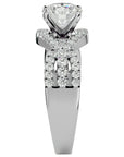 Inel De Logodnă Élixir de Vie cu Diamante Create în Laborator Pavé de 1.45 ct din Platina - Castelo.ro