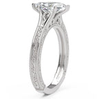 Inel de Logodnă Westminster din Aur 14k cu Moissanite Marquise de 1 ct din 14k Aur Alb - Castelo.ro
