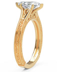 Inel de Logodnă Albemarle din Aur 18k cu Diamant Natural Marquise de 1 ct din 18k Aur Galben - Castelo.ro