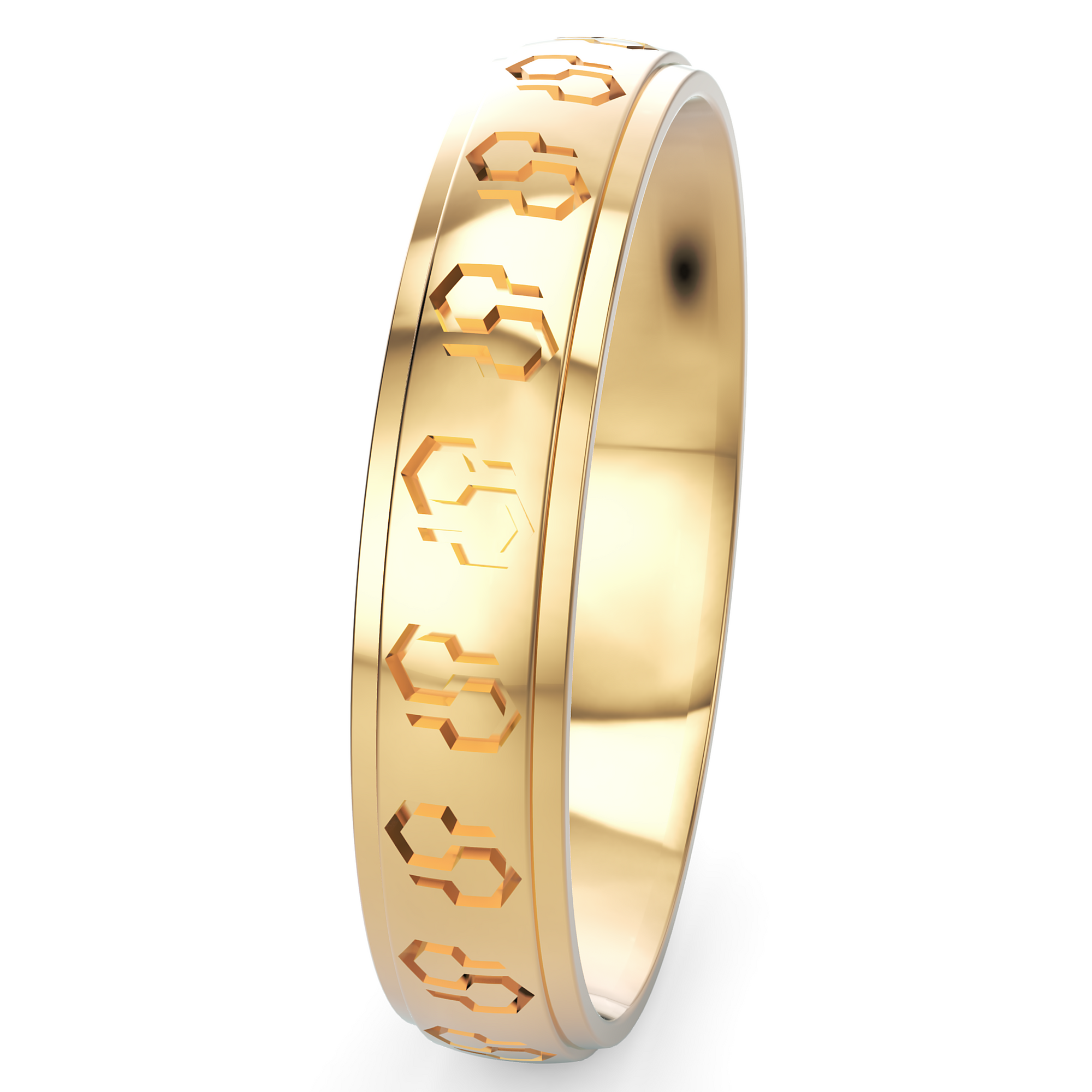 Verighetă Castelo din Aur 14k Honey pentru Bărbați din 14k Aur Galben - Castelo.ro