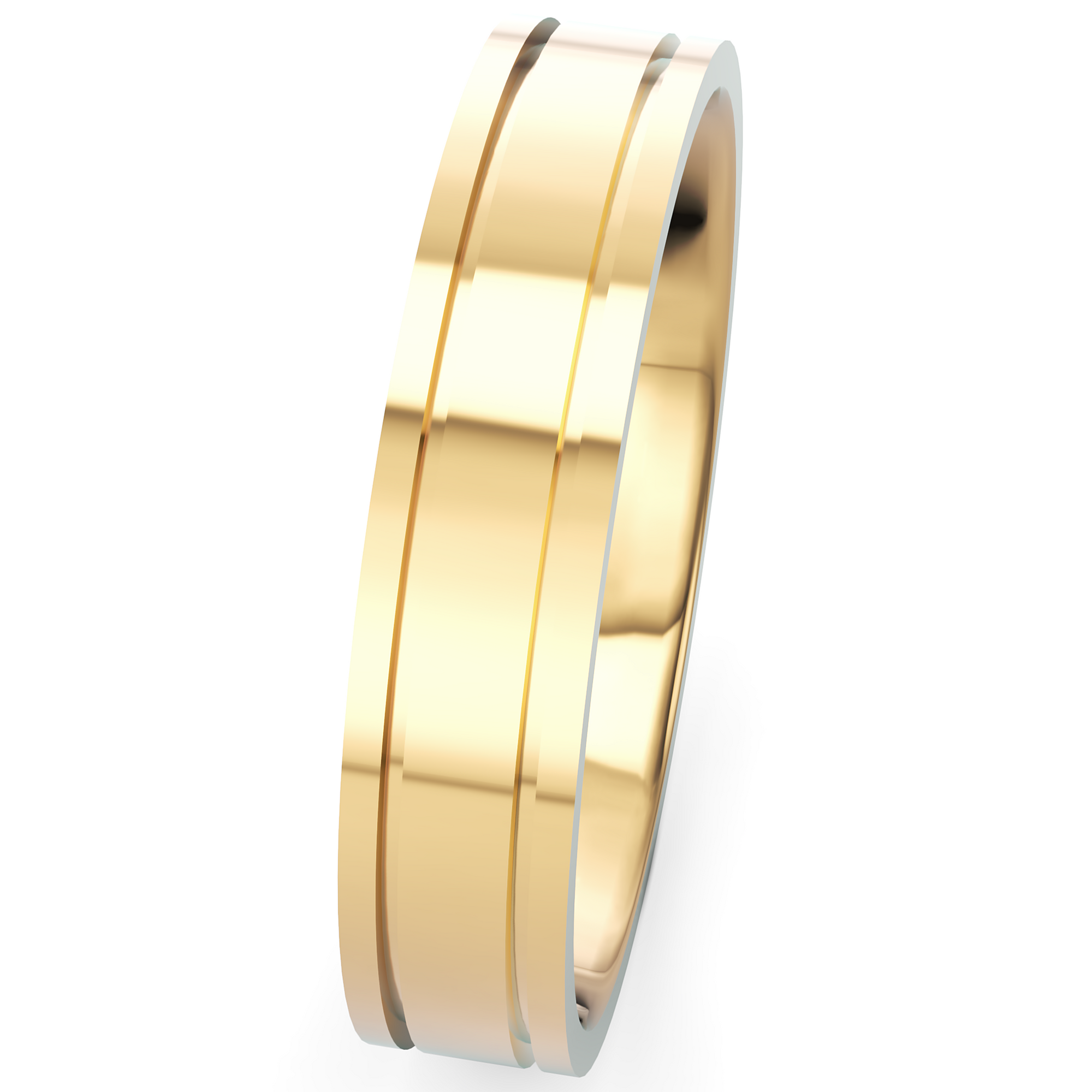 Verighetă Castelo din Aur 14k Duo Eternal pentru Bărbați din 14k Aur Galben - Castelo.ro