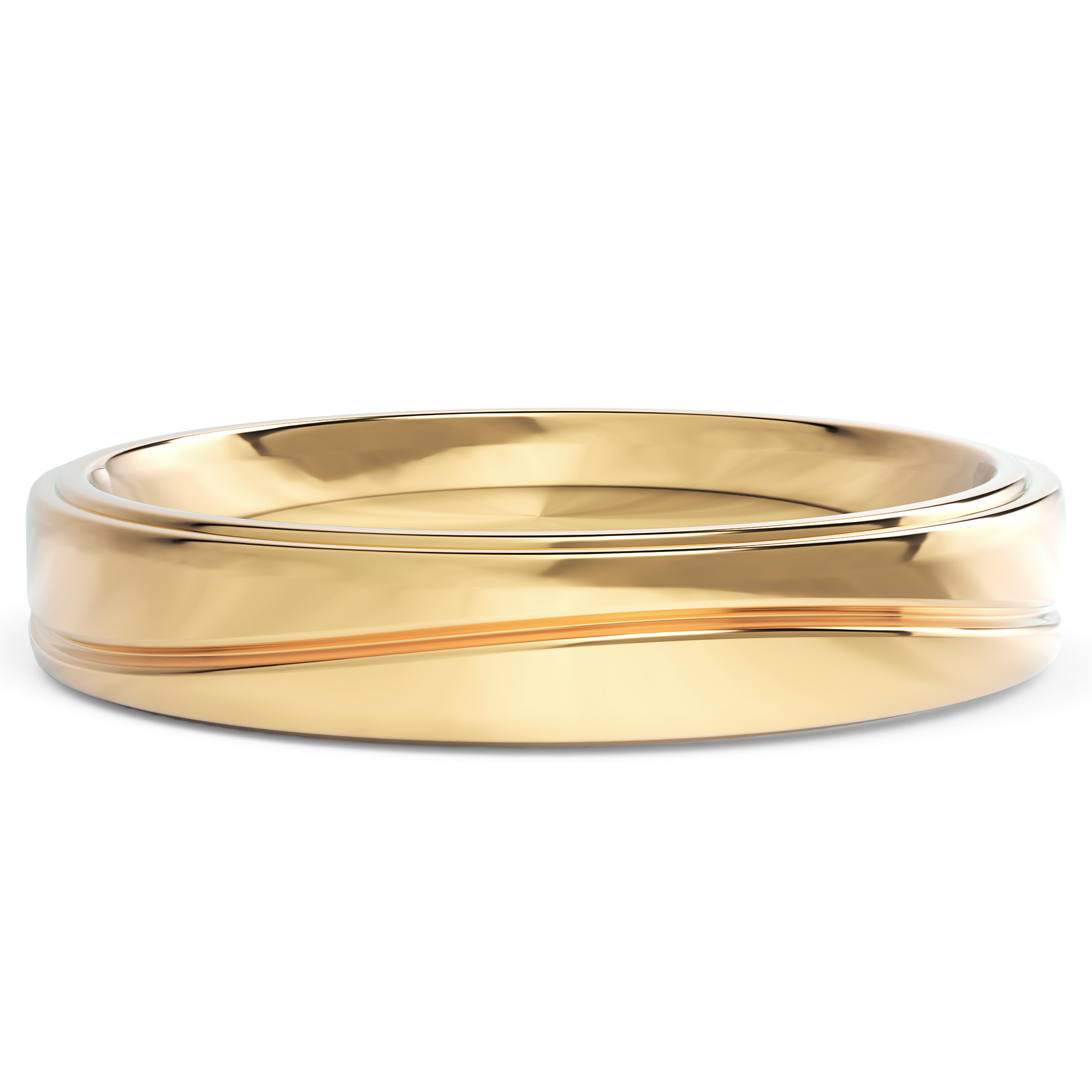 Verighetă Castelo din Aur 14k Infinity pentru Bărbați din 14k Aur Galben - Castelo.ro