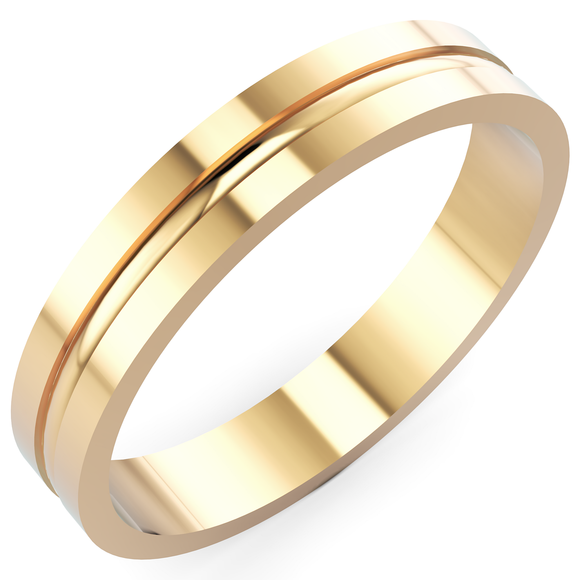 Verighetă Castelo din Aur 14k Eternal Destiny pentru Bărbați din 14k Aur Galben - Castelo.ro
