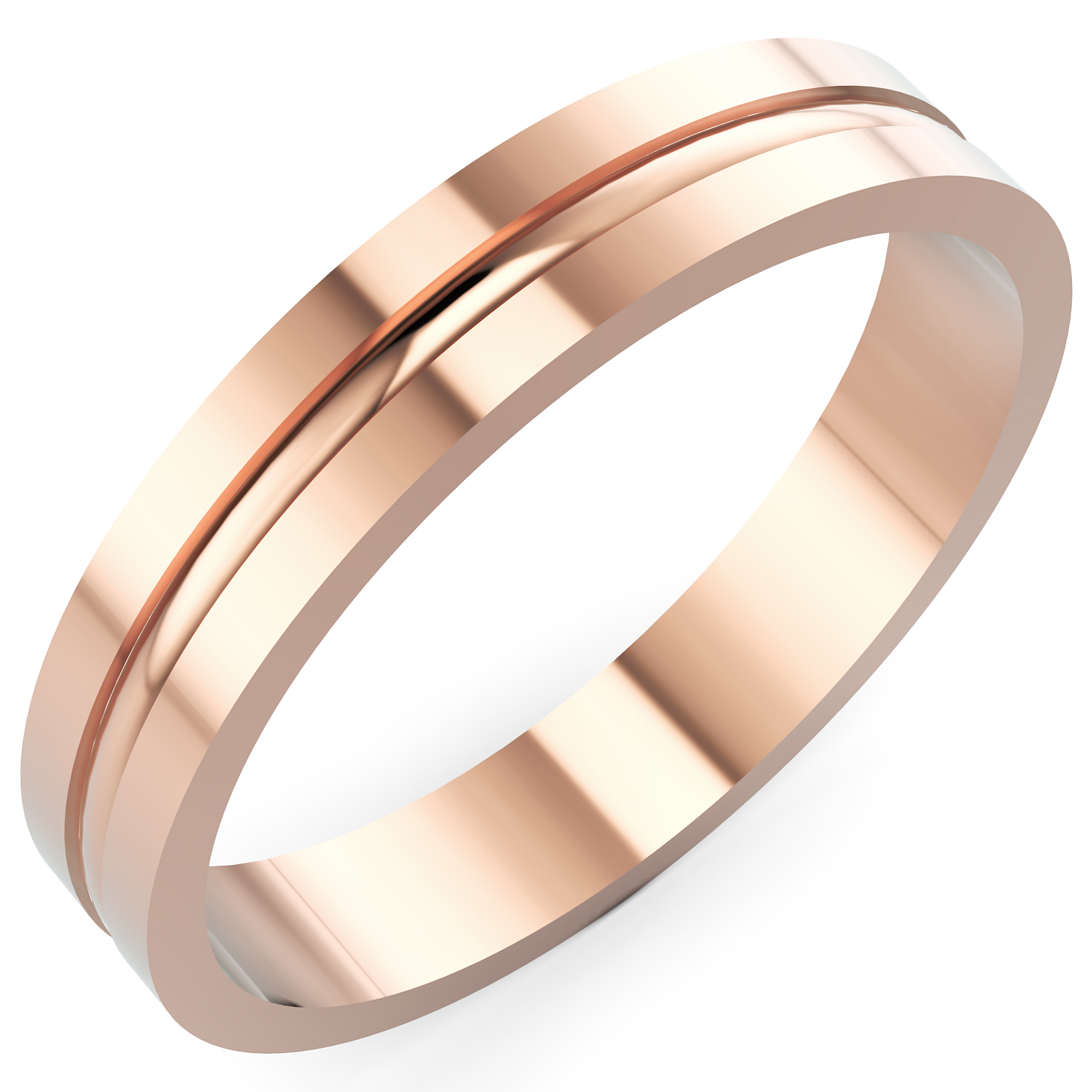 Verighetă Castelo din Aur 14k Eternal Destiny pentru Bărbați din 14k Aur Roz - Castelo.ro