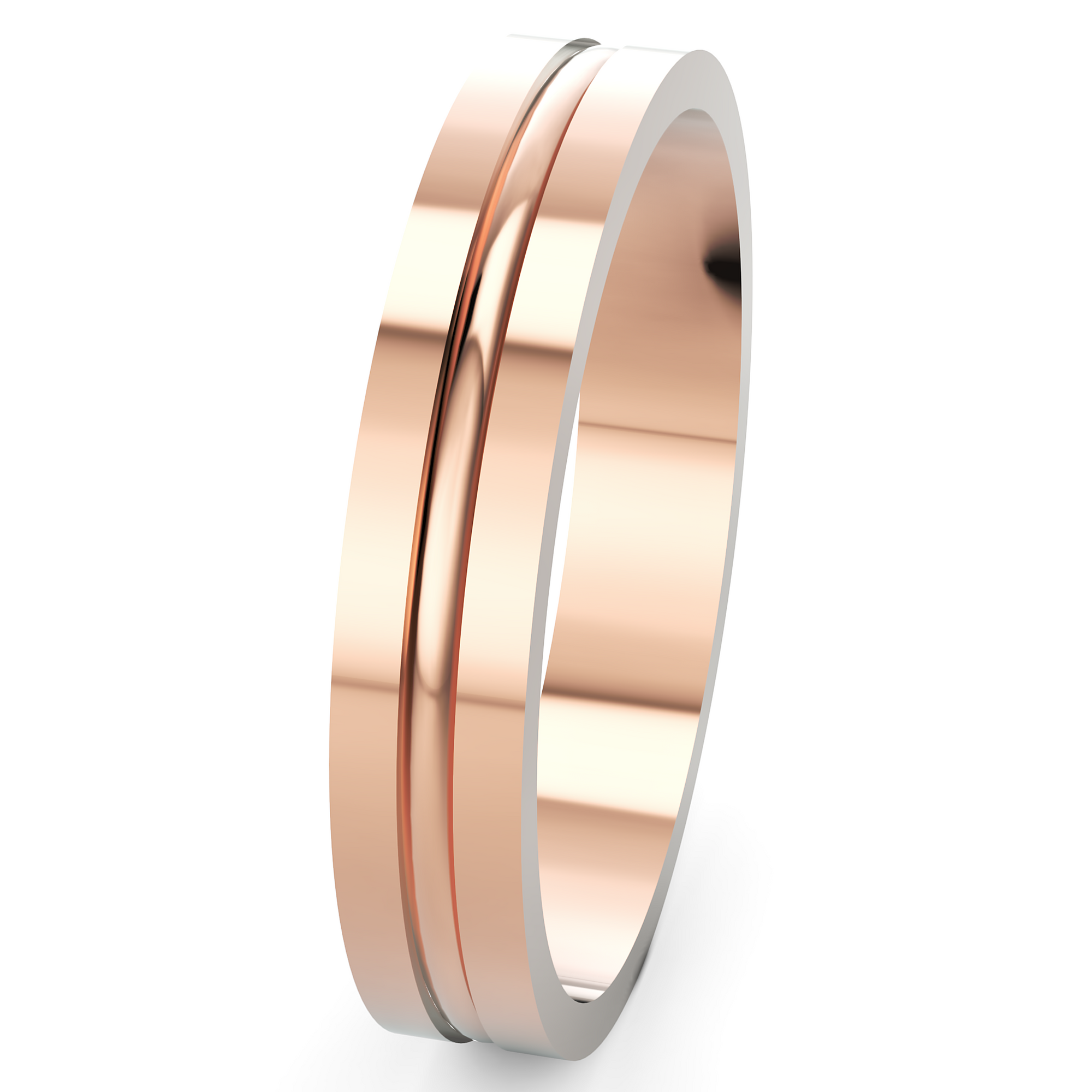 Verighetă Castelo din Aur 14k Eternal Destiny pentru Bărbați din 14k Aur Roz - Castelo.ro
