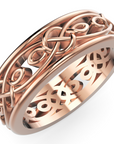 Verighetă Castelo din Aur 14k Timeless Knot pentru Bărbați din 14k Aur Roz - Castelo.ro