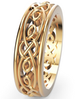 Verighetă Castelo din Aur 14k Timeless Knot pentru Bărbați din 14k Aur Galben - Castelo.ro