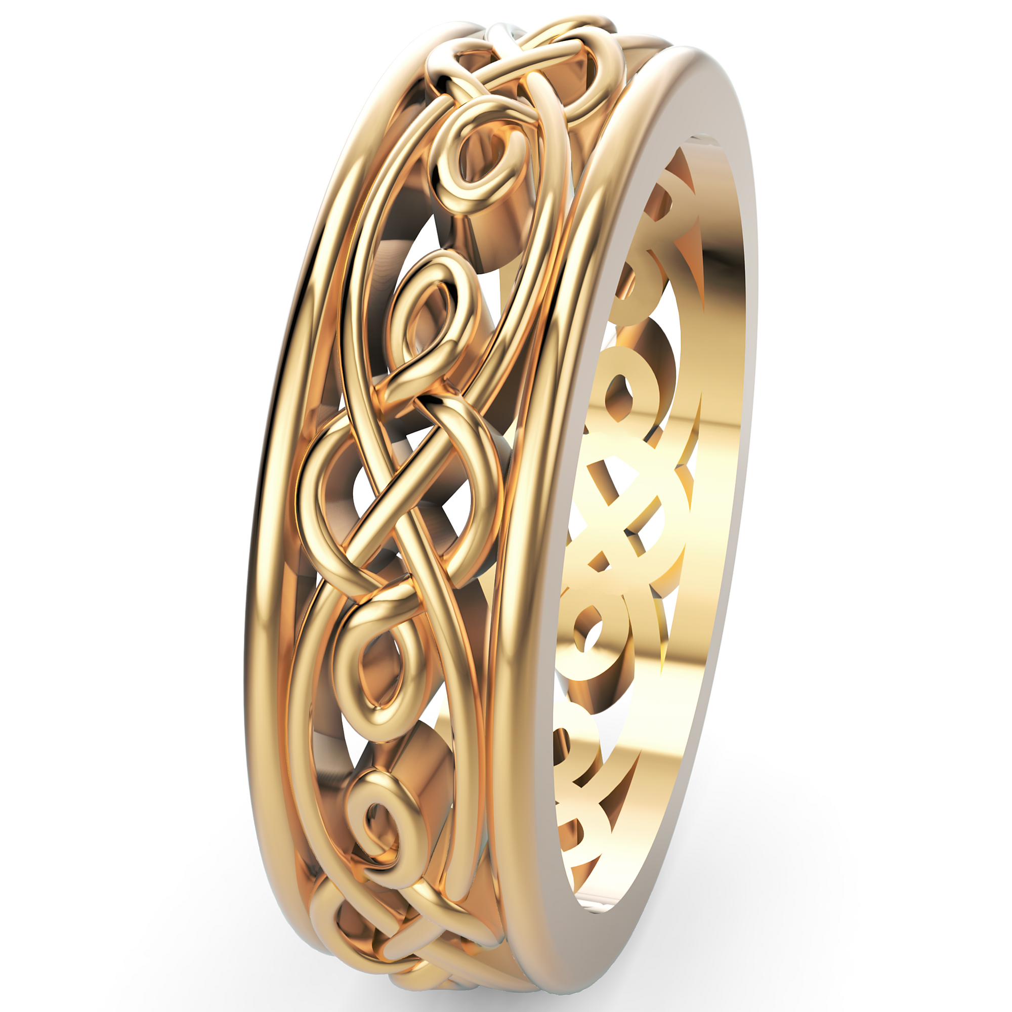 Verighetă Castelo Timeless Knot pentru Bărbați din 18k Aur Galben - Castelo.ro