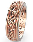 Verighetă Castelo Timeless Knot pentru Bărbați din 18k Aur Roz - Castelo.ro