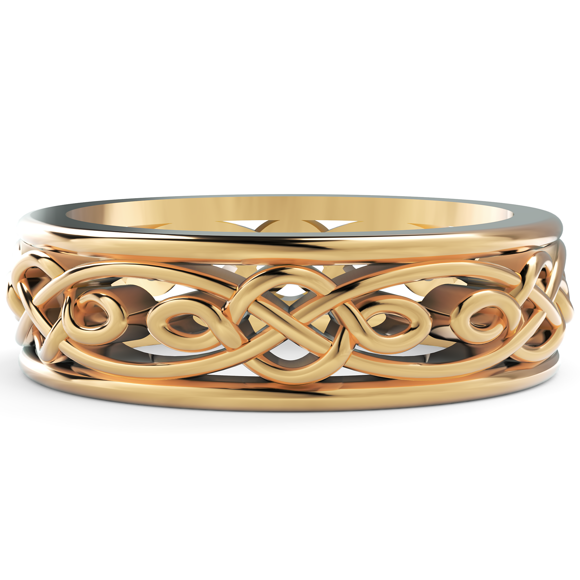 Verighetă Castelo Timeless Knot pentru Bărbați din 18k Aur Galben - Castelo.ro