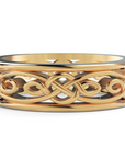 Verighetă Castelo din Aur 14k Timeless Knot pentru Bărbați din 14k Aur Galben - Castelo.ro