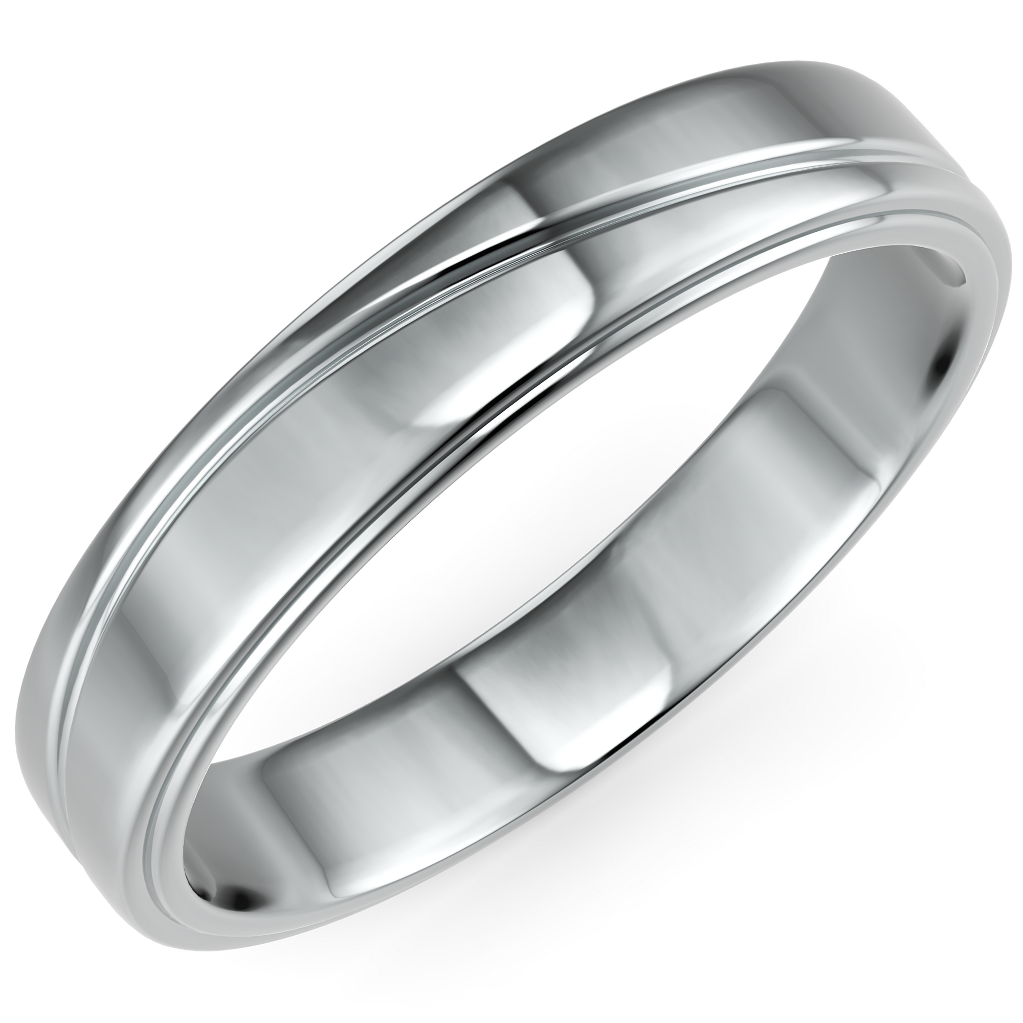 Verighetă Castelo din Aur 14k Infinity pentru Femei din 14k Aur Alb - Castelo.ro