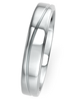 Verighetă Castelo din Aur 14k Infinity pentru Bărbați din 14k Aur Alb - Castelo.ro