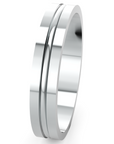 Verighetă Castelo din Aur 14k Eternal Destiny pentru Femei din 14k Aur Alb - Castelo.ro