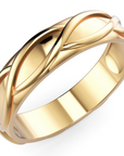 Verighetă Castelo din Aur 14k Spiral pentru Femei din 14k Aur Galben - Castelo.ro