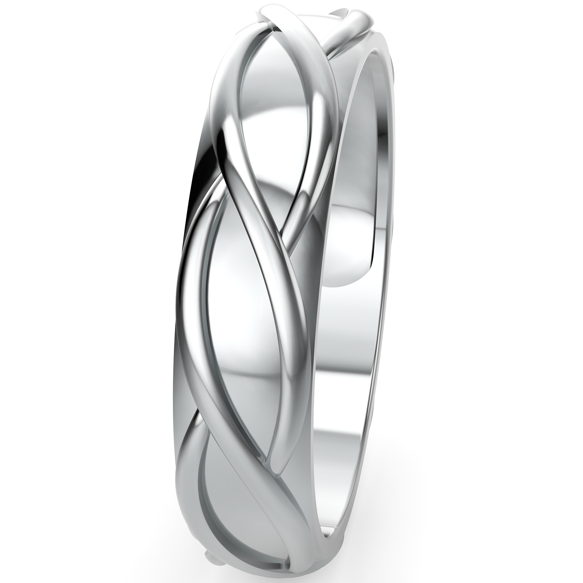 Verighetă Castelo Spiral pentru Femei din Platina - Castelo.ro
