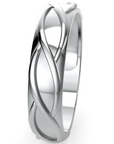 Verighetă Castelo Spiral pentru Femei din Platina - Castelo.ro