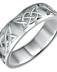 Verighetă Castelo din Aur 14k Timeless Tie pentru Bărbați din 14k Aur Alb - Castelo.ro