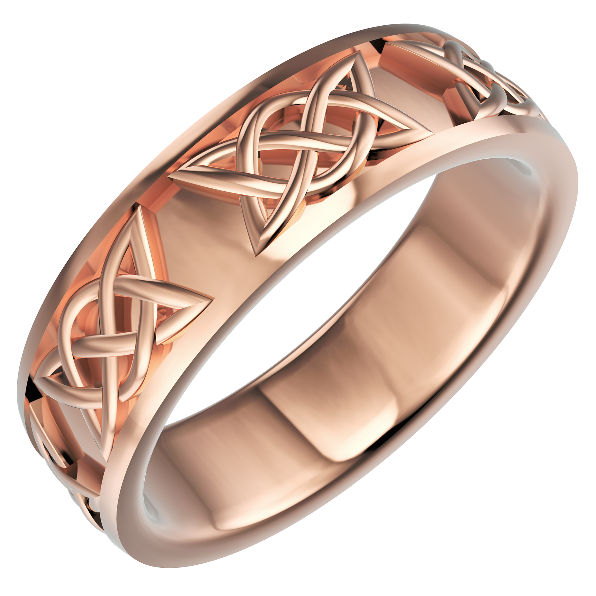 Verighetă Castelo din Aur 14k Timeless Tie pentru Bărbați din 14k Aur Roz - Castelo.ro