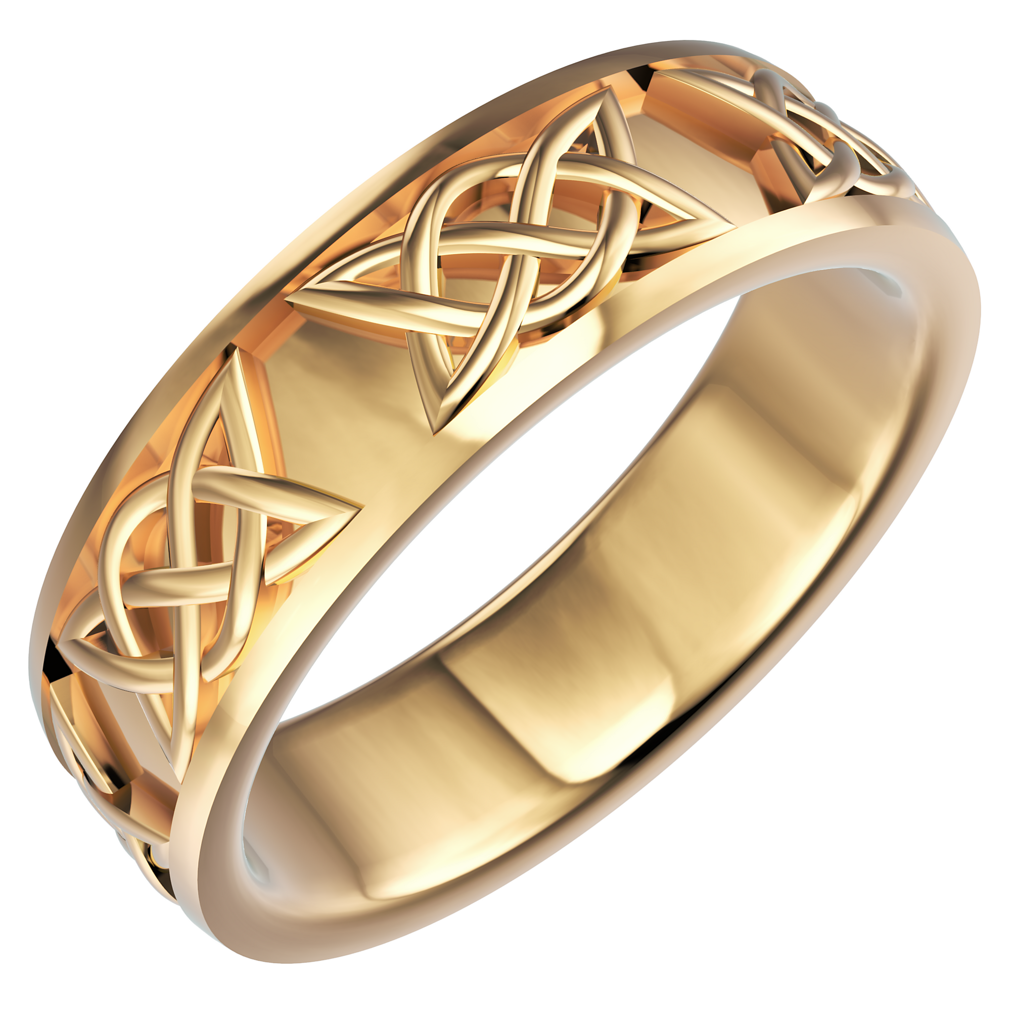 Verighetă Castelo din Aur 14k Timeless Tie pentru Bărbați din 14k Aur Galben - Castelo.ro