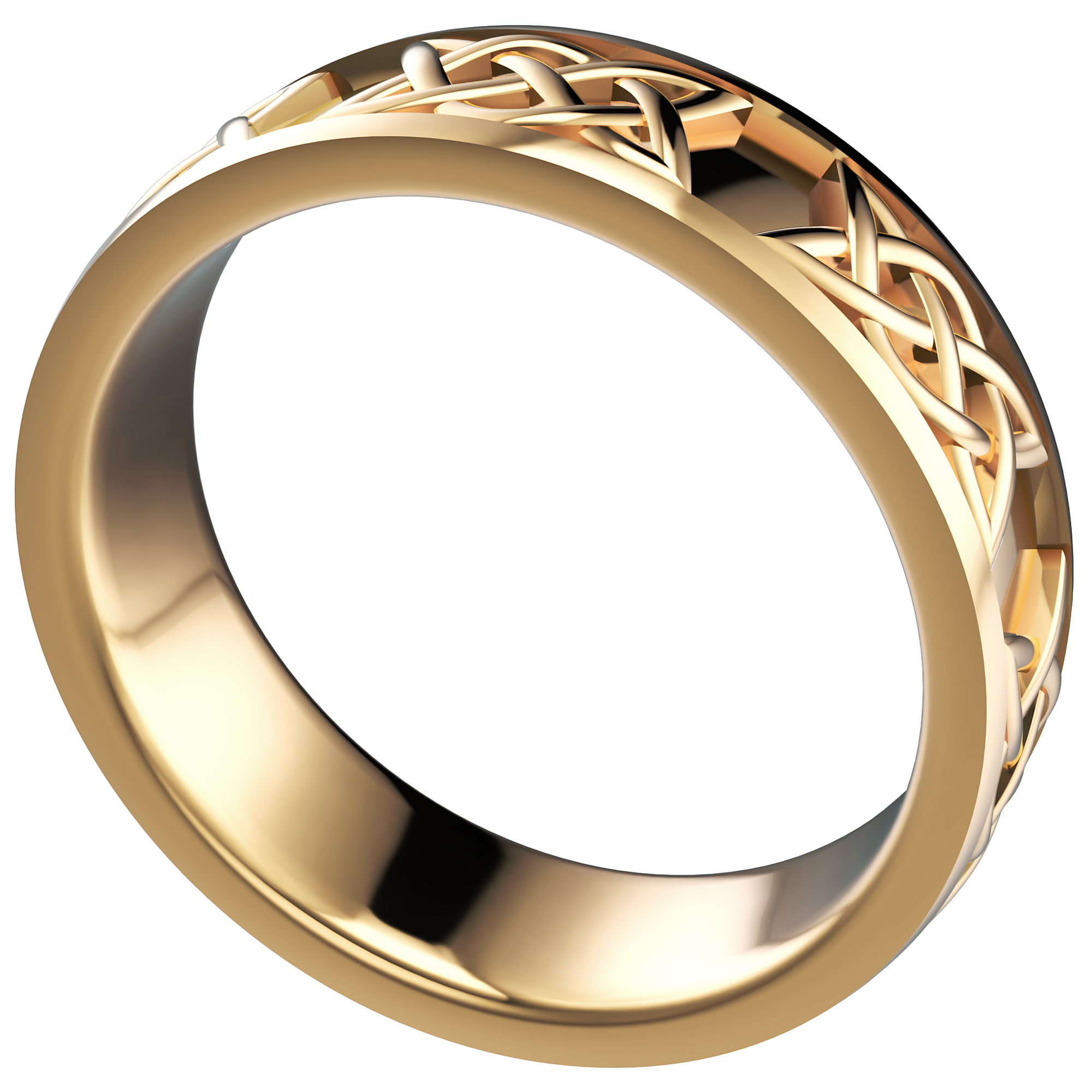 Verighetă Castelo din Aur 14k Timeless Tie pentru Bărbați din 14k Aur Galben - Castelo.ro