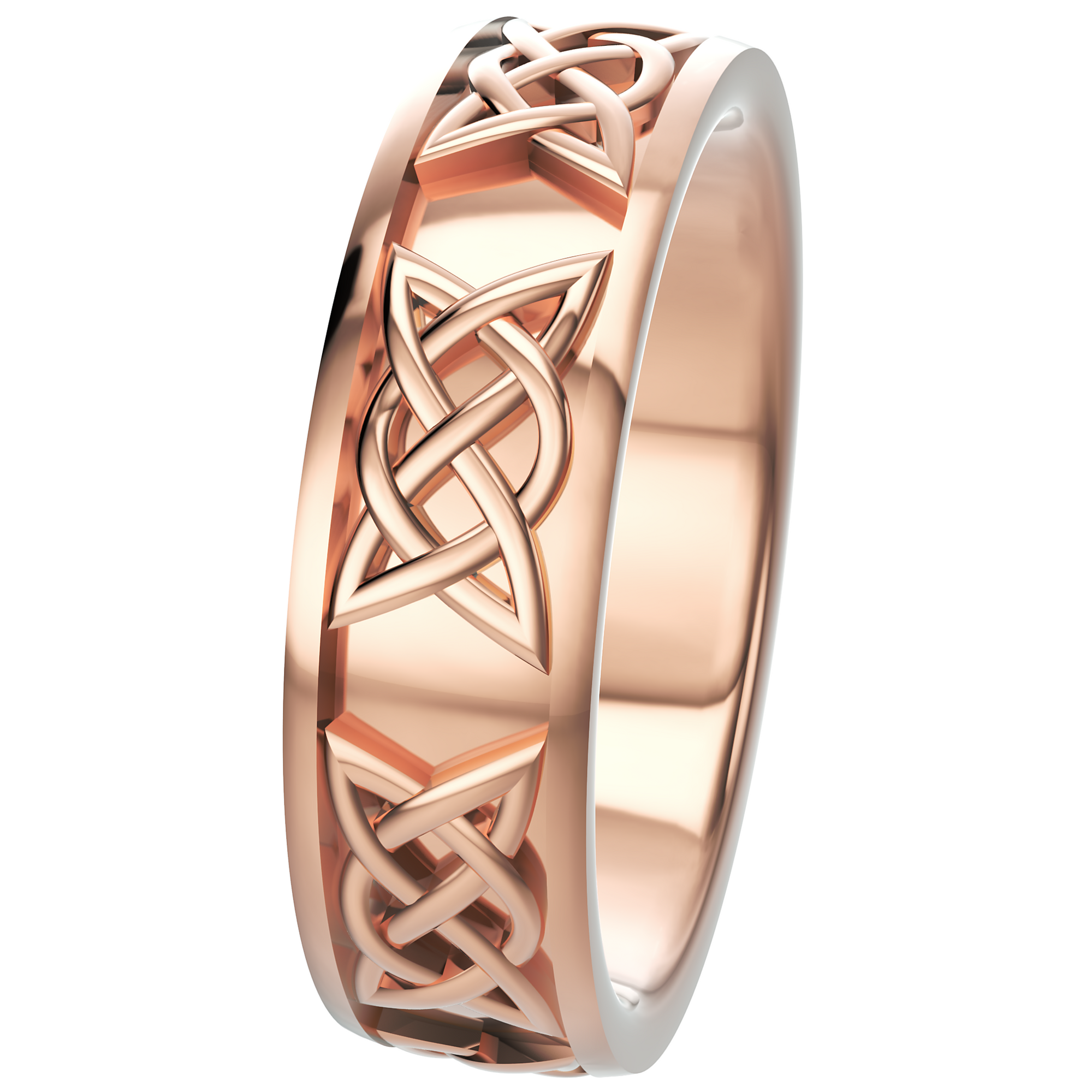 Verighetă Castelo din Aur 14k Timeless Tie pentru Bărbați din 14k Aur Roz - Castelo.ro